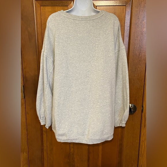 Aero Alumni Gray Crewneck Sweatshirt Oversized Size Medium Athleisure - Picture 6 of 13